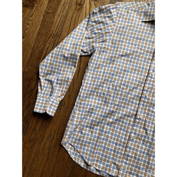 Paul & Shark Yachting Shirt Long Sleeve Button Up Plaid Sz Medium Made In Italy - Picture 2 of 11